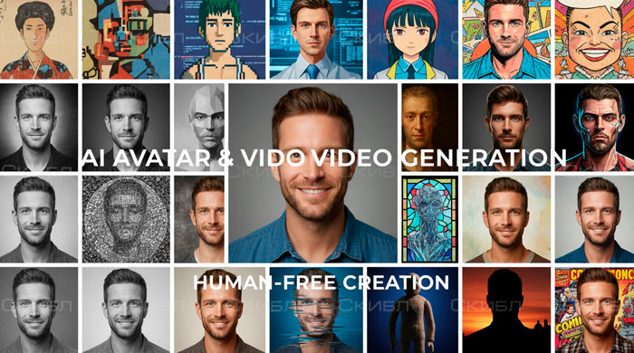 Генерация видео аватаров и создание видео из текста