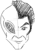 Фото чертеж логотипа Скибл