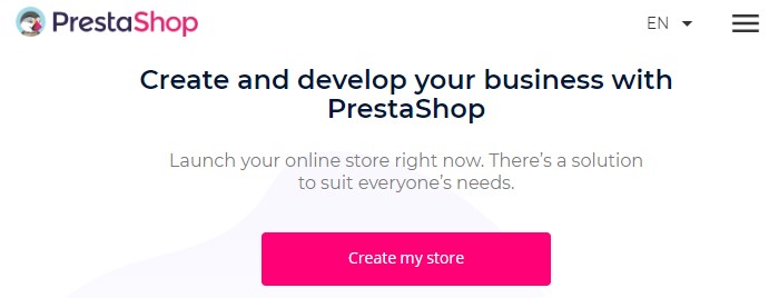 Сайт PrestaShop