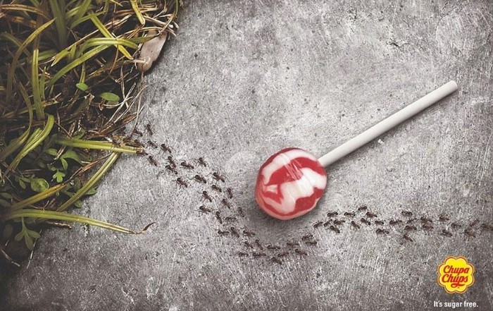 Chupa Chups реклама муравьи